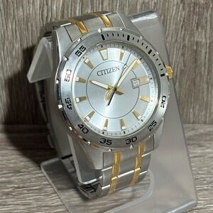 Two-Tone Citizen Stainless Steel Men’s Watch With New Battery